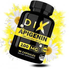 APIGENINE | BIO | 100% Naturel | Extrait de Camomile | Sommeil de Qualité | Relaxation | Capsules Végétale |