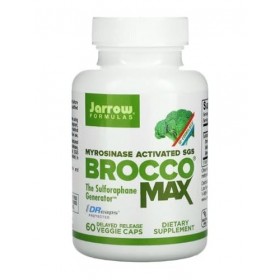 Jarrow Formulas, BroccoMax, avec Extrait de Graines de Brocoli, 60 Capsules végétaliennes, Testé en Laboratoire, Végétarien, 