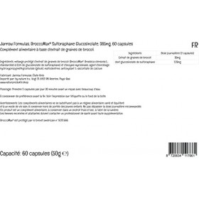 Jarrow Formulas, BroccoMax, avec Extrait de Graines de Brocoli, 60 Capsules végétaliennes, Testé en Laboratoire, Végétarien, 