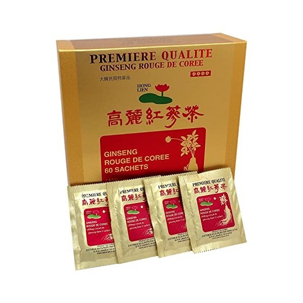 GINSENG Rouge de Corée - 1 Boite de 60 sachets