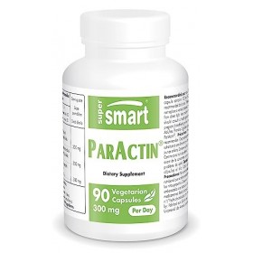 Supersmart - ParActin ® 300 mg Par Jour - Extrait Hydroalcoolique des Feuilles d’Andrographis Paniculata - Contribue à Renfor