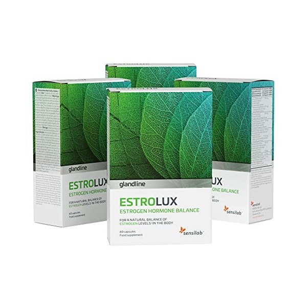 Estrolux gélules Détox Œstrogénique - Iode, Chlorella, Mélisse, Vitamine B6, Algues brunes - Produit naturel qui équilibre le