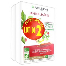 Jambes Legeres 2x20 Ampoules Arkopharma