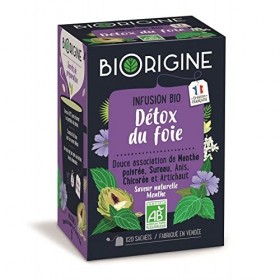 VITARMONYL - Biorigine Infusion Détox Du Foie Biorigine 20 Sachets 29G - le Lot De 4