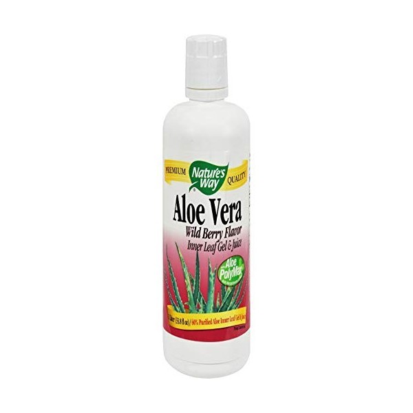 Aloe Vera Liquid Wild Berry Flavor 33.8 fl.oz