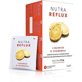 NUTRAREFLUX - Thé contre le reflux acide | Digest Tea - Favorise la digestion dans l’estomac - Contient de l’orme glissant et