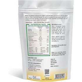 QURA Poudre de curcuma noir - 100 GM