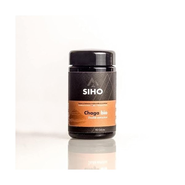 Siho - Extrait de Chaga Bio - Complément Alimentaire Santé et Système Immunitaire - Chaga Finlandais 100% Bio, Hautement Biod