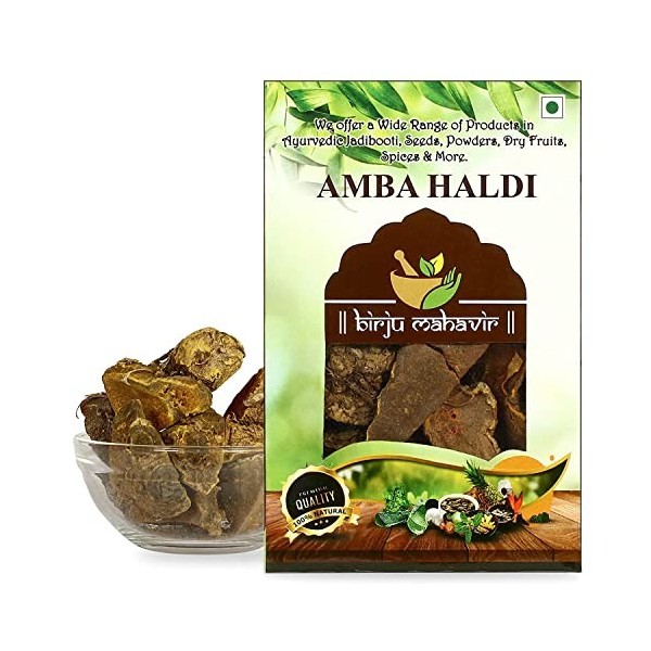 AOZA Mahavir Amba Haldi – Ambia Haldi – Curcuma Aromatica – Curcuma sauvage – Multicolore 1 kg