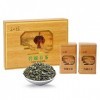 Thé Vert, 200 G de Thé Vert Bi Luo Chun, Coffret Cadeau, Produit dans la Montagne Dongting, Province du Jiangsu, Chine, avec 