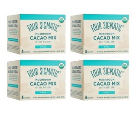 Four Sigma Cacao chaud avec Reishi, 60 g, lot de 4