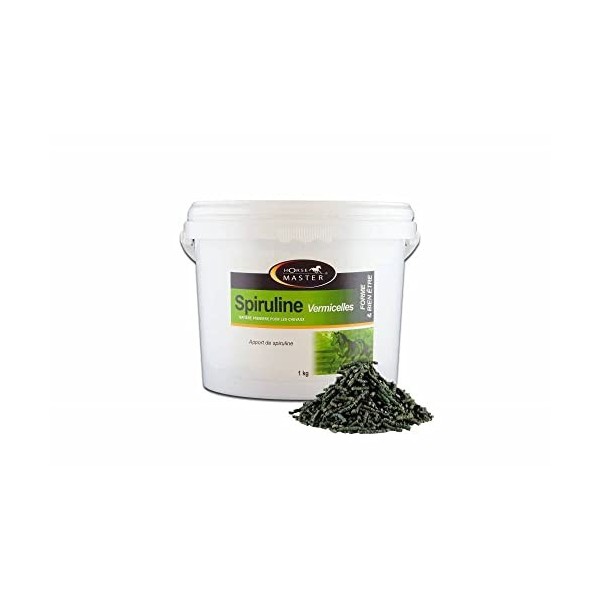 Pommier Nutrition Spiruline Pur Aliment Complémentaire Cheval Vermicelle 1kg