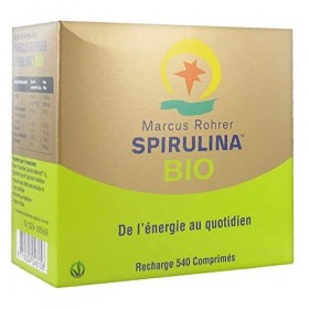 Marcus Rohrer Spirulina Bio 540 Comprimés