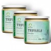 Ayurvedix Poudre de triphala – 150 g | Solution de soins digestifs tout-en-un | Complément alimentaire pour soulager la const