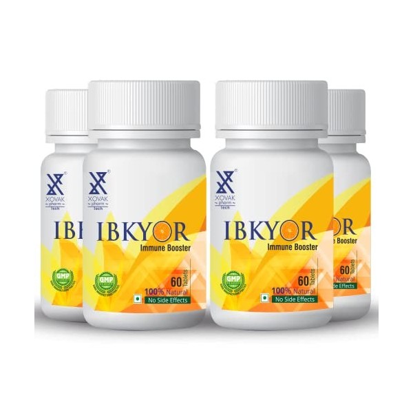 Xovak | Ayurvedic Ibkyor Tablets - 60 Tablets Each x Pack of 4