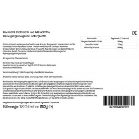 Now Foods, Cholestrol Pro, avec Bergamote et Phytostérols, 120 Comprimés végétaliens, Testé en Laboratoire, Végétarien, Sans 