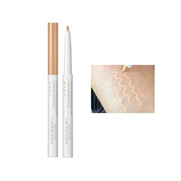 Correcteur Longue Durée Concealer Pencil Waterproof Skin Tone Stylo Correcteur Facile à Enduire Soin Perfecteur Automatique d