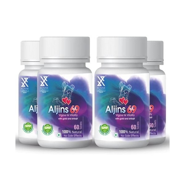 Xovak | Ayurvedic Aljins 69 Tablets - 60 Tablets Each x Pack of 4