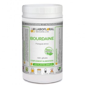 Bourdaine Labofloral 1000 gélules dosées à 250 mg - Complément alimentaire - Laxatif naturel, constipation - Fabriqué en fran