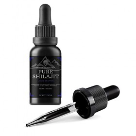 Black Diamond Gouttes liquides Shilajit de lHimalaya Haute résistance et pureté, authentique et acide fulvique pur et nature