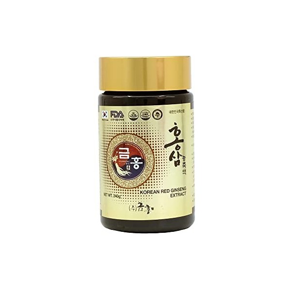 Ginseng Rouge Coréen 240g Extrait Gold - La meilleure qualité de Ginseng Rouge Coréen