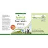 Fairvital | Bromélaïne 250mg VEGAN - Fortement dosé - 1000mg par dose journalière - 120 DRCaps® - 600 FIP - enzyme dananas