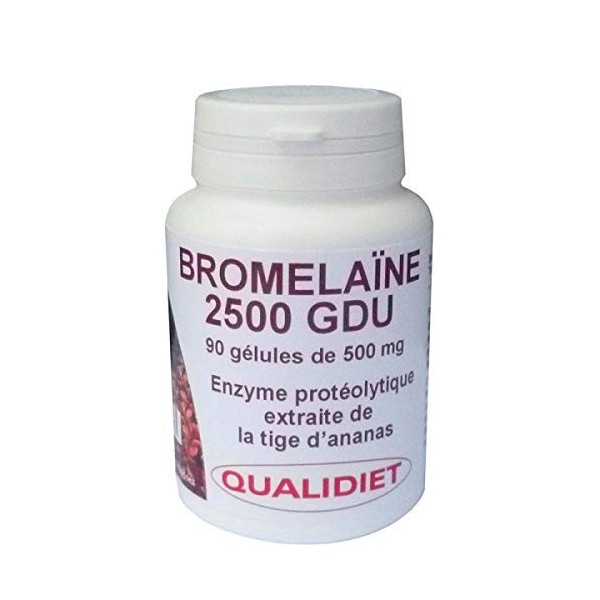 Bromélaïne 2500 GDU - 90 gélules