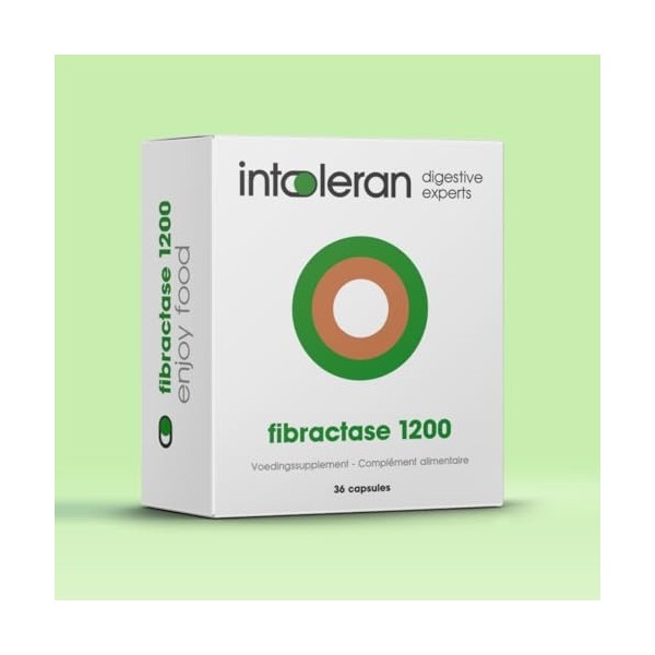 Intoleran fibractase forte 1200 - 36 capsules