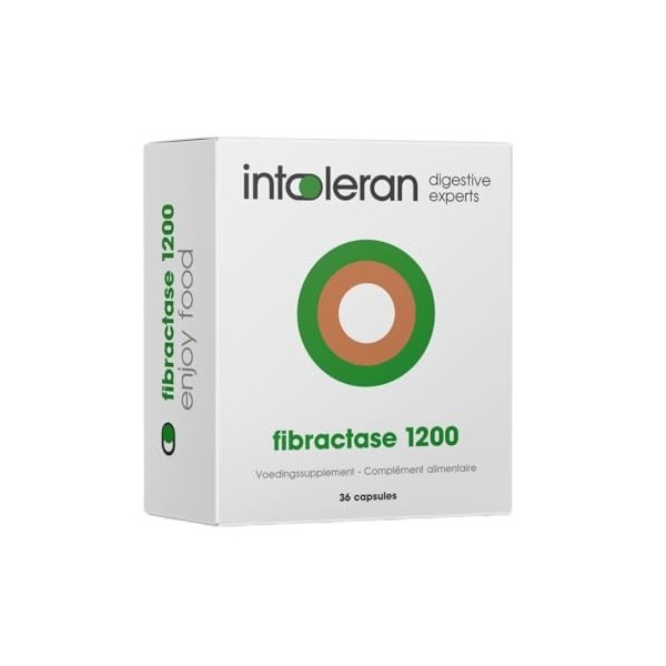 Intoleran fibractase forte 1200 - 36 capsules