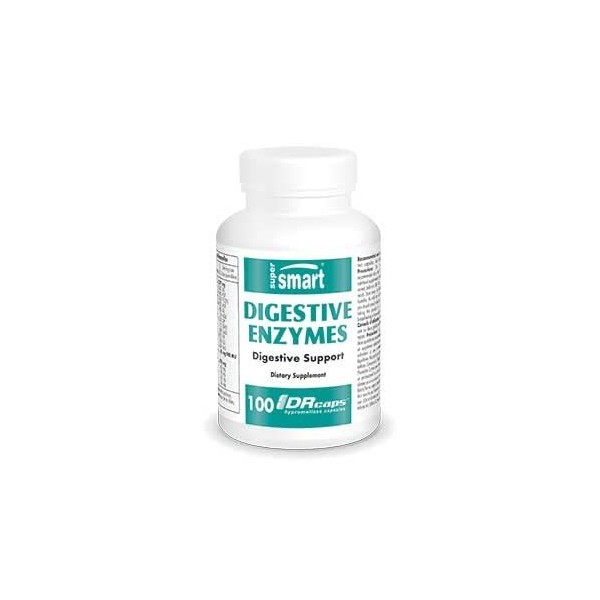 Enzymes Digestives - Enzymes & Fenugrec - 15 enzymes digestives - Idéal contre les ballonnements et flatulences - Améliore la