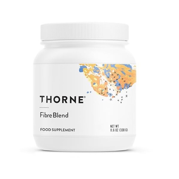 Thorne FibreBlend - Poudre de fibres prébiotiques pour aider à maintenir la régularité et léquilibre de la flore GI - 330 g