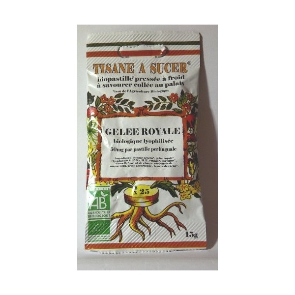 Bio Pastilles Tisane à Sucer Gelée Royale Bio