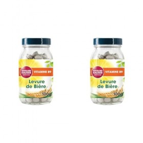 GAYELORD HAUSER - Superlevure en Comprimés - Source de Vitamines B1 et B9 dOrigine Naturelle - 100 g Lot de 2 