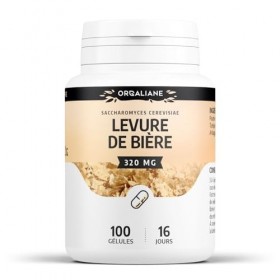 Levure de bière revivifiable 320 mg - 100 gélules - Orgaliane