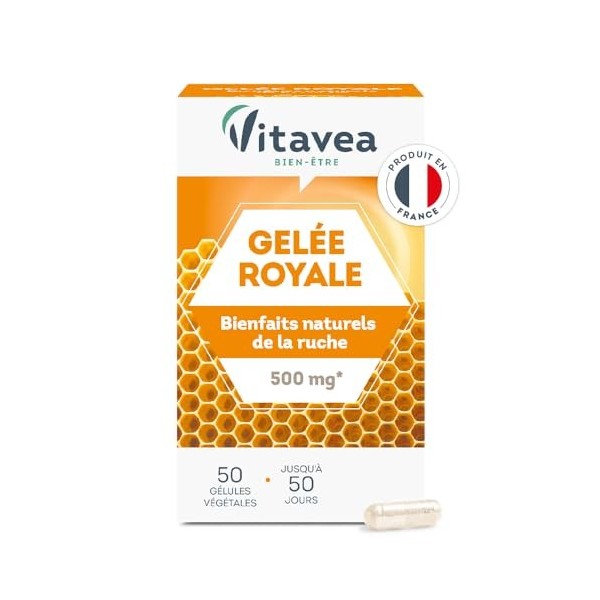 Vitavea Bien-être - Complément Alimentaire Gelée Royale - Bienfaits Naturels de la Ruche - Tonus et Vitalité - Produit de la 