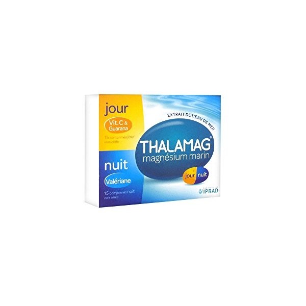 Magnesium Marin Jour Et Nuit 30 Comprimes Thalamag