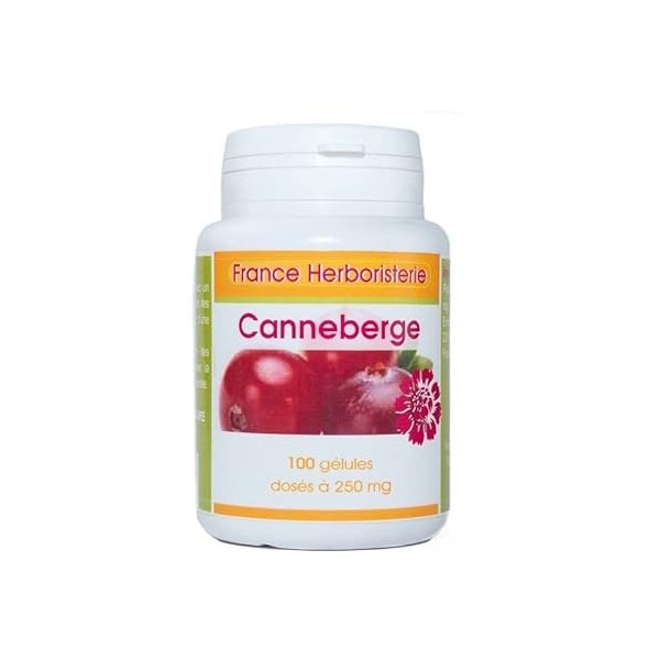 GELULES CANNEBERGE 100 gélules dosées 250 mg