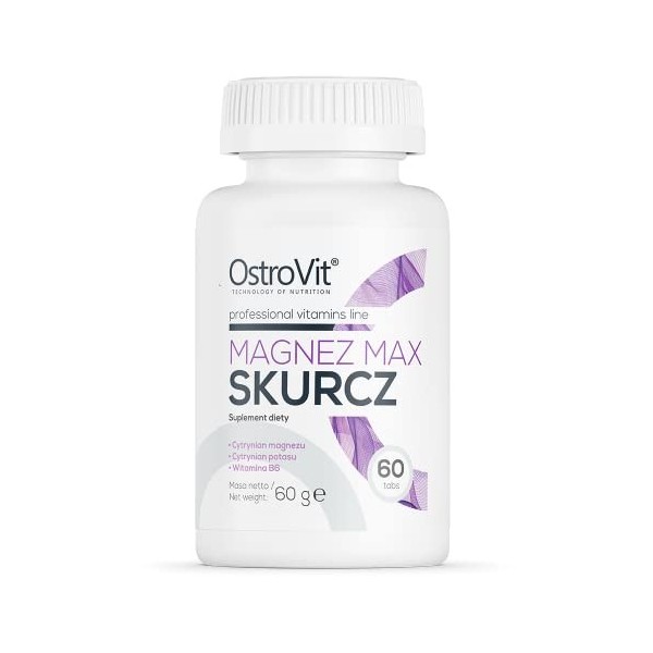 Magnez Max Skurcz 60 Comprimés OstroVit