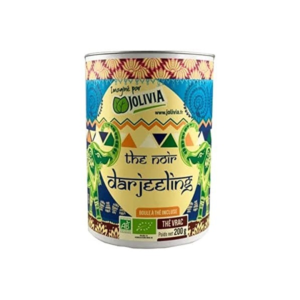 Thé Noir Darjeeling Bio - 200 g | Format Vrac | Vegan | Fabriqué en France