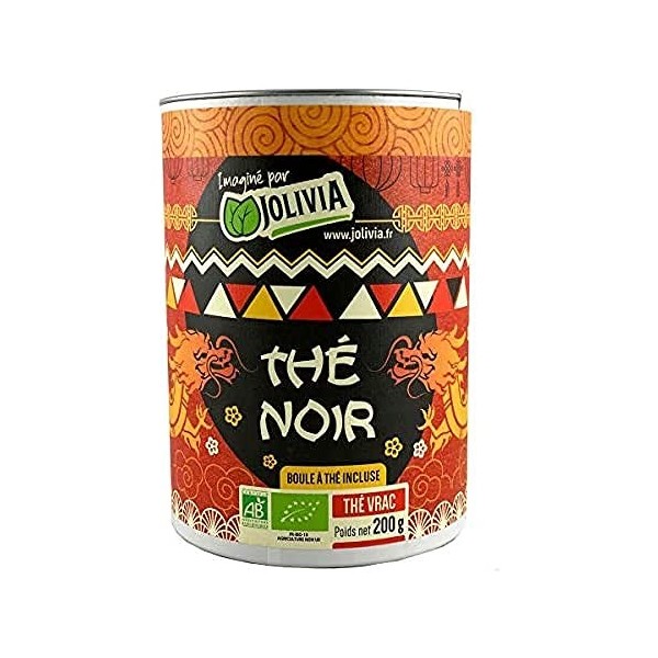 Thé Noir Bio - 200 g | Format Vrac | Vegan | Fabriqué en France