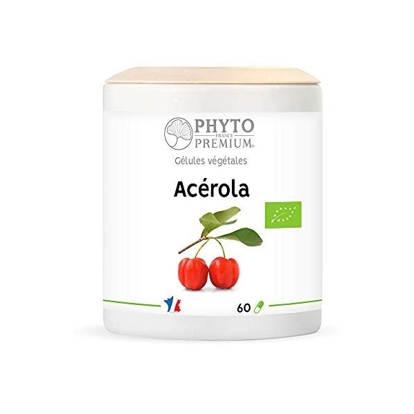 Acérola fruit - Malpighia punicifolia - 60 gélules 330 MG BIO 