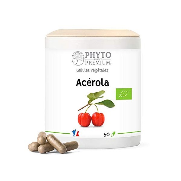 Acérola fruit - Malpighia punicifolia - 60 gélules 330 MG BIO 