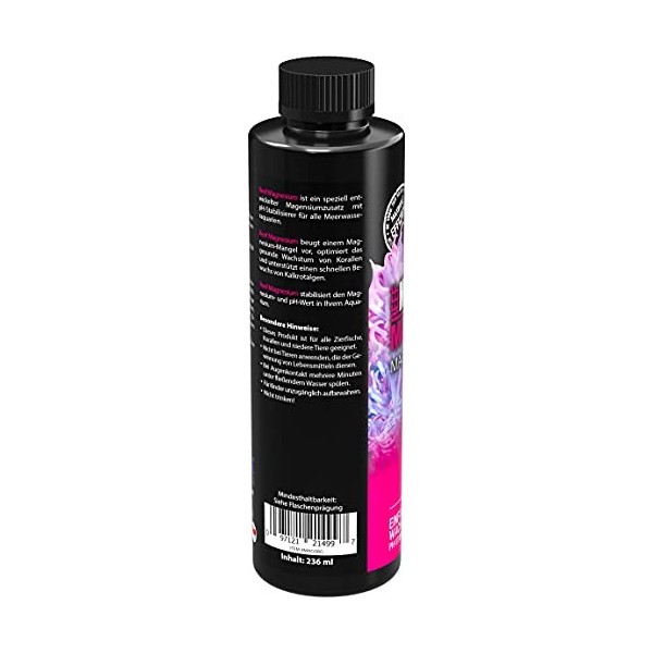 MICROBE-LIFT Magnesium magnesium additive in premium quality for any saltwater aquarium, very economical, 236 ml