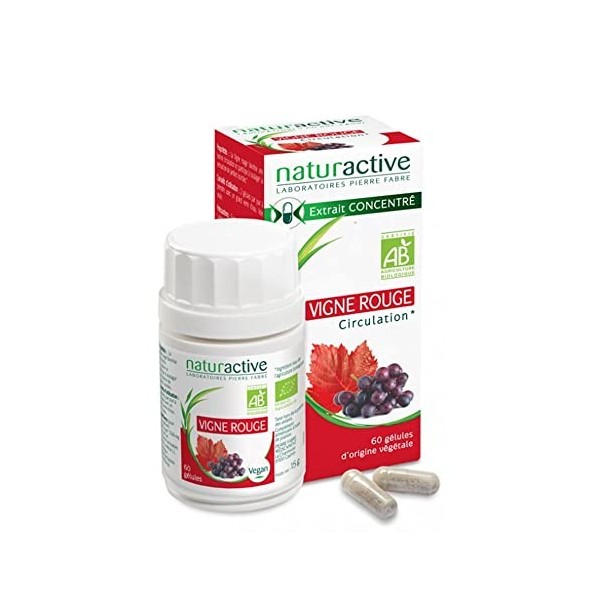 Naturactive Vigne Rouge Bio 60 Gélules