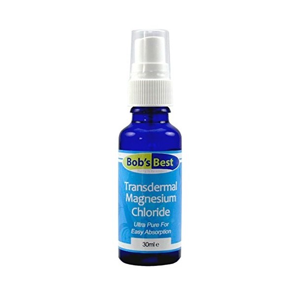 Transdermique Magnésium Chlorure - 31% Solution - 30ml Spray - Pratique Format Voyage