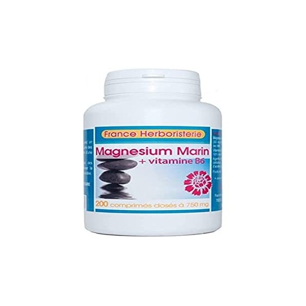 200 COMPRIMES DE MAGNESIUM MARIN dosées à 548 mg.