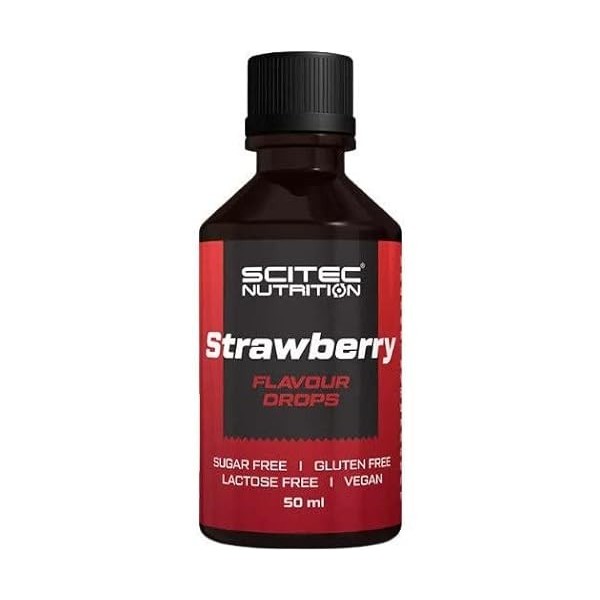 Flavour Drops, Strawberry - 50 ml.