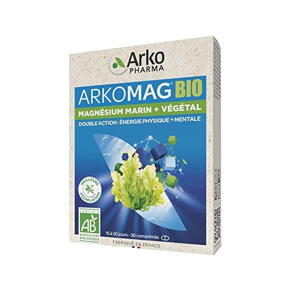 Arkopharma Arkomag Bio 30 Comprimés