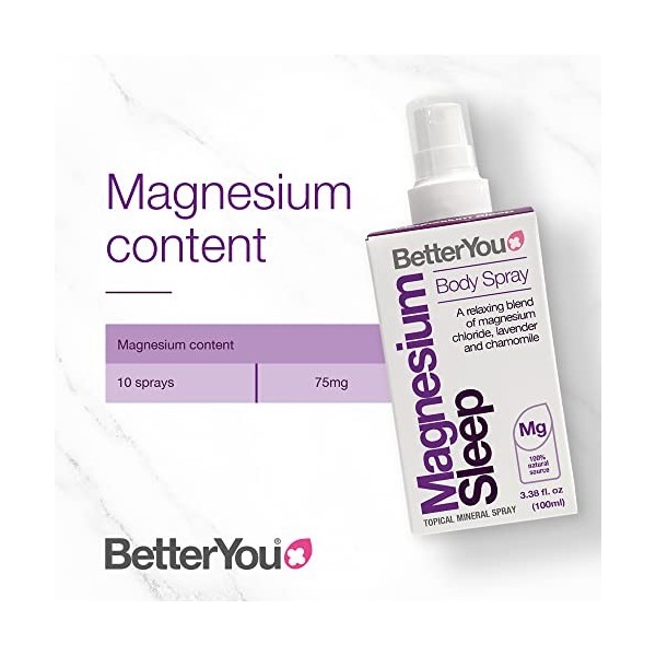 BetterYou Magnesium Sleep Body Spray, 100 ml