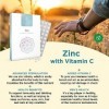 Zinc avec vitamine C de Healthspan | 360 comprimés | Santé immunitaire | Os, yeux, peau, cheveux et ongles | 15 mg de zinc et